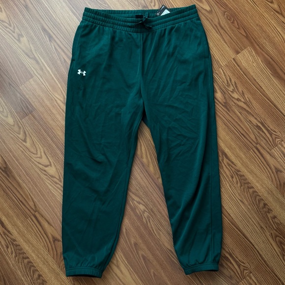 NWT Under Armour Green Jogger Sweatpants XL - Picture 1 of 5